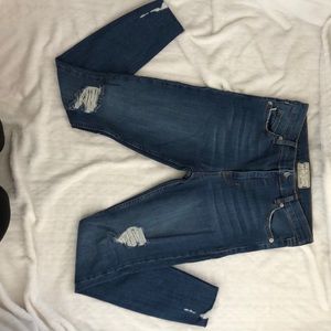 Free People high rise skinned jeans